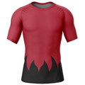 Morukai "Hokage Cloak" Naruto Short Sleeve Rash Guard Compression Shirt