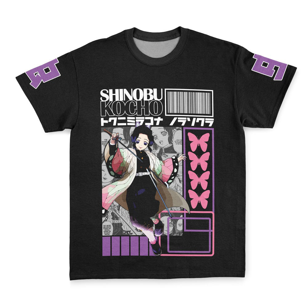Morukai "Shinobu Kocho" Demon Slayer: Kimetsu no Yaiba Streetwear T-Shirt V1