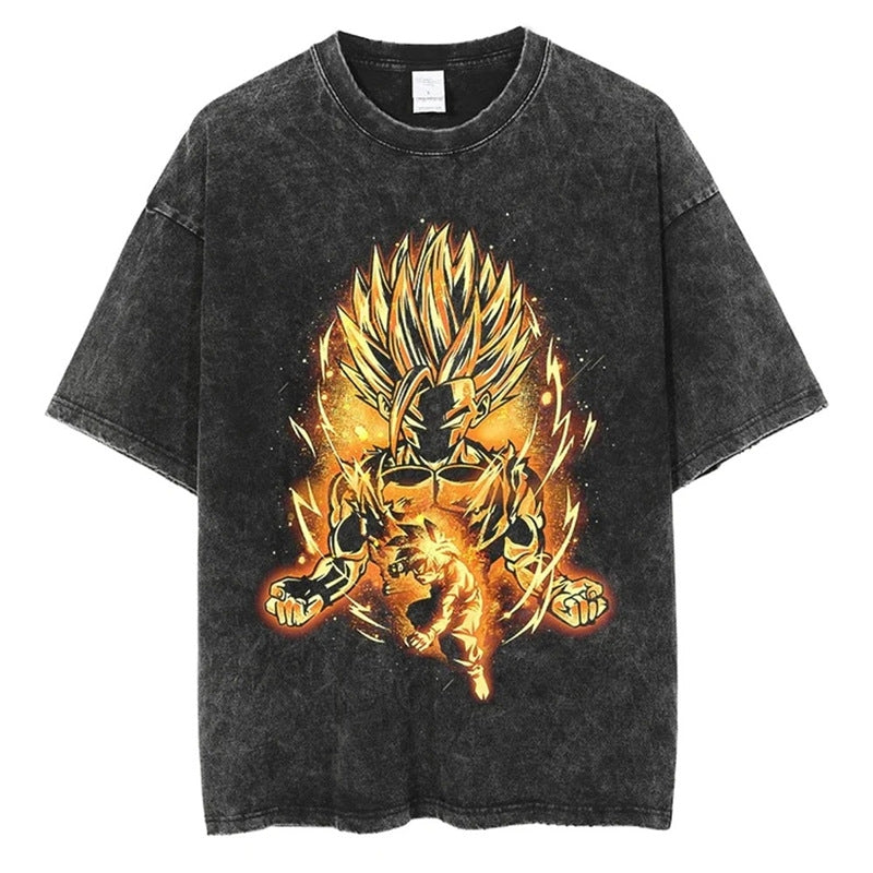 Morukai "Gohan" Dragon Ball Vintage Washed Oversized T-Shirt