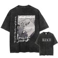 Morukai "Grimmjow Jaegerjaquez" Bleach Vintage Washed Oversized T-Shirt