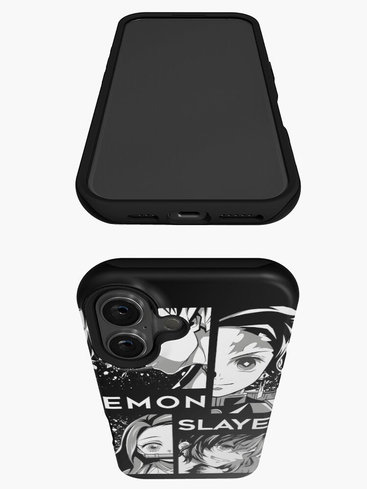 Morukai "Neon Wind" Demon Slayer iPhone 11-16 Tough Case