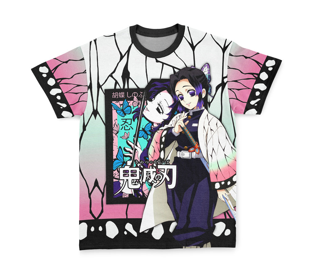 Morukai "Shinobu Kocho Haori" Demon Slayer: Kimetsu no Yaiba Streetwear T-Shirt