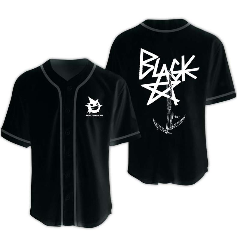 Morukai "Black☆Star Chain Scythe" Soul Eater Baseball Jerseys V1