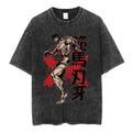 Morukai "Pose" Baki Hanma Vintage Washed Oversized T-Shirt