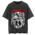 Morukai "Chainsaw Man Cast" Chainsaw Man Vintage Washed Oversized T-Shirt