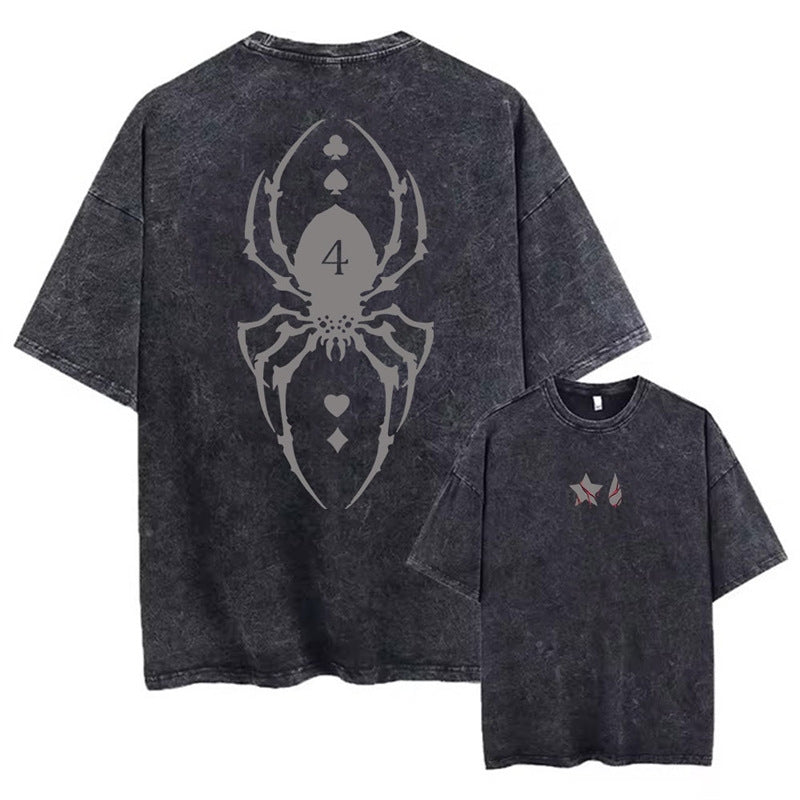 Morukai "Phantom Troupe" Hunter x Hunter Vintage Washed Oversized T-Shirt