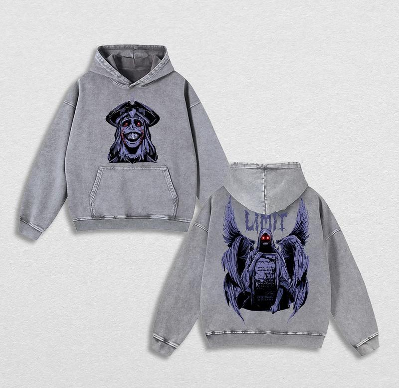 Morukai "Statue of God" Solo Leveling Vintage Oversized Hoodie V1