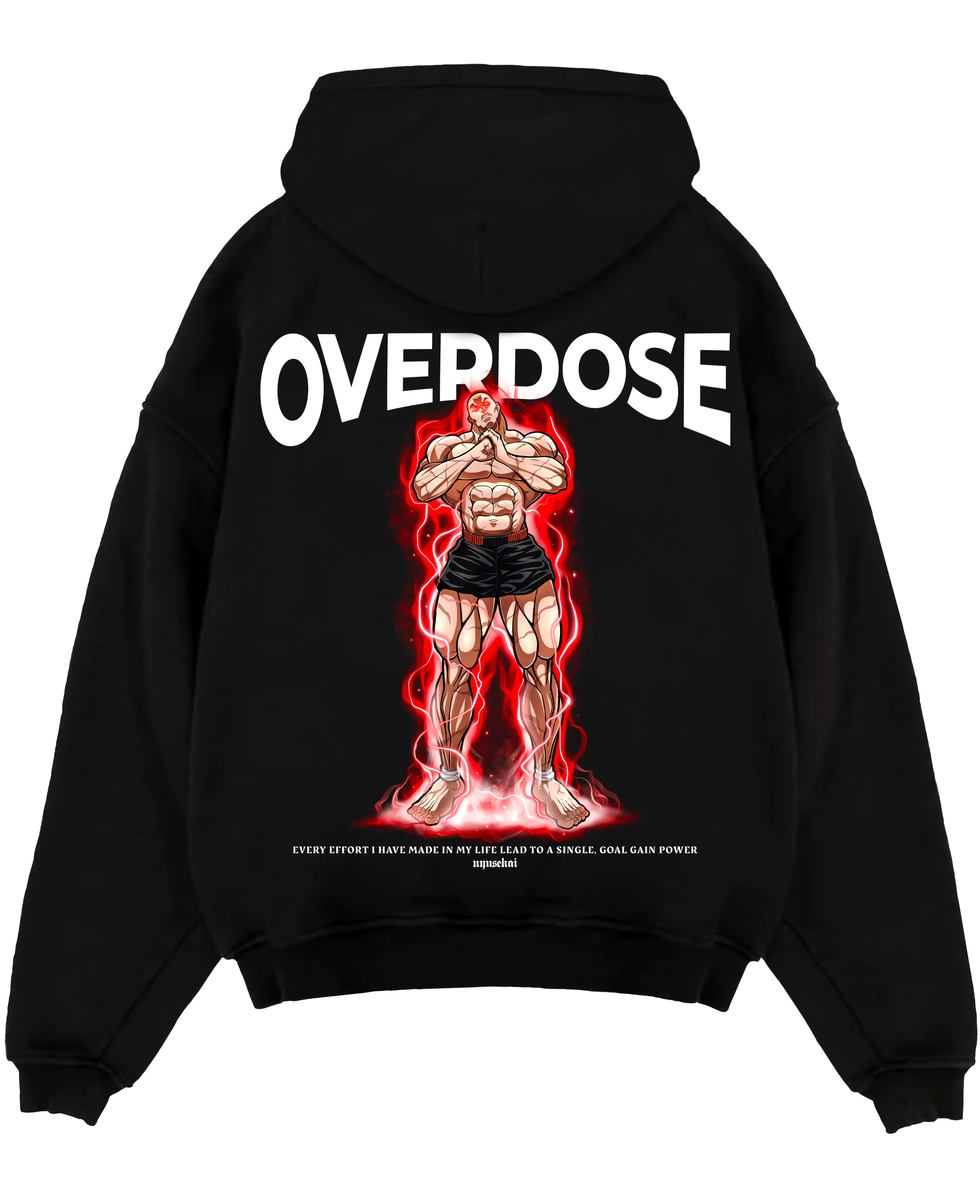 Morukai "Jack Hanma x Overdose" Baki Unisex Hoodie