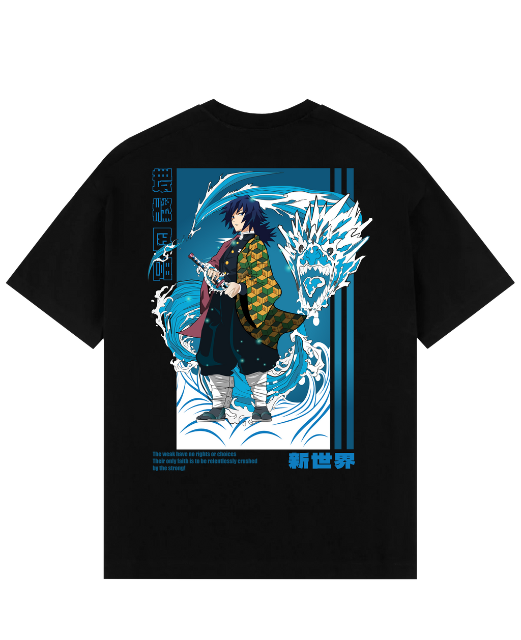 Morukai "Giyu x Water Dragon" Demon Slayer: Kimetsu no Yaiba Unisex T-Shirt