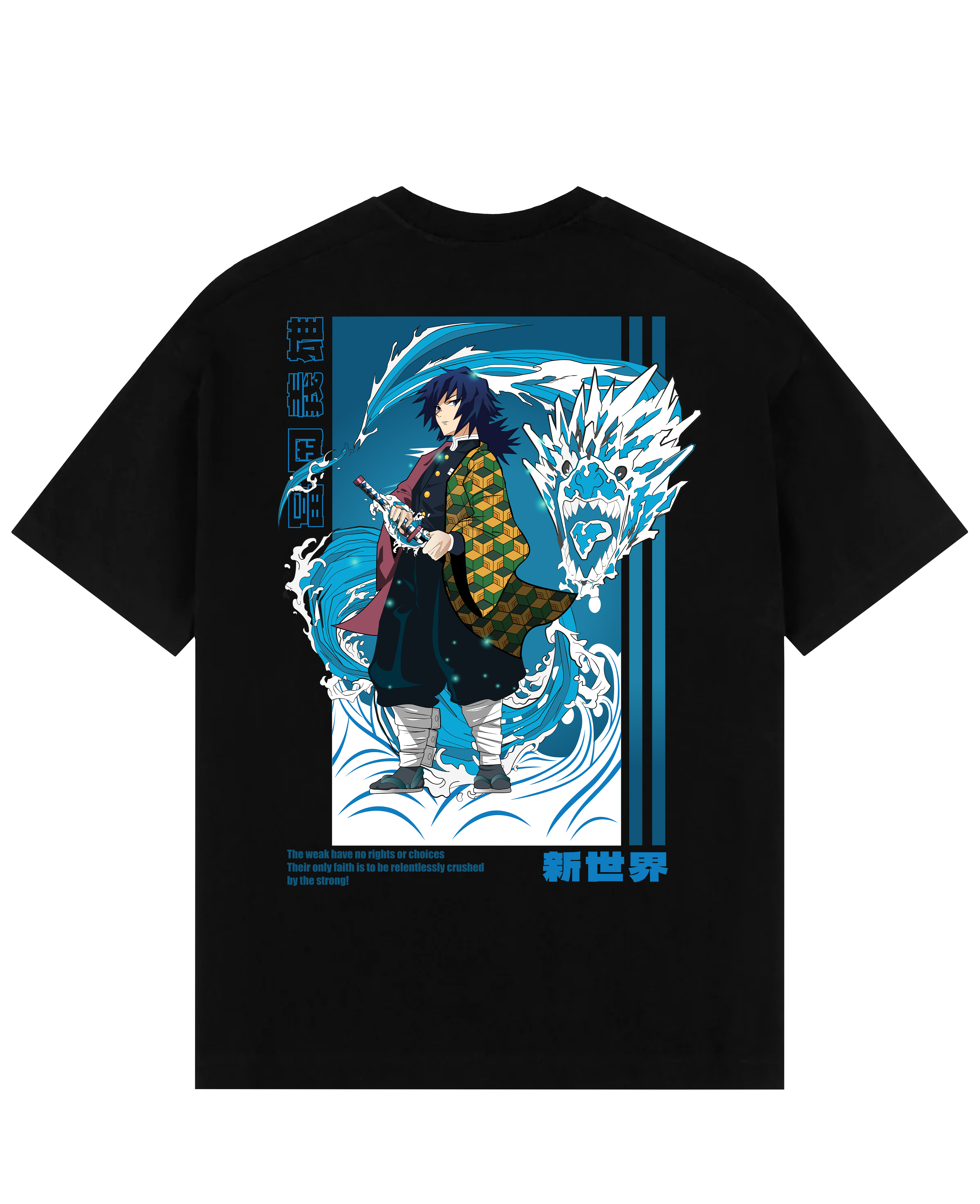 Morukai "Giyu x Water Dragon" Demon Slayer: Kimetsu no Yaiba Unisex T-Shirt
