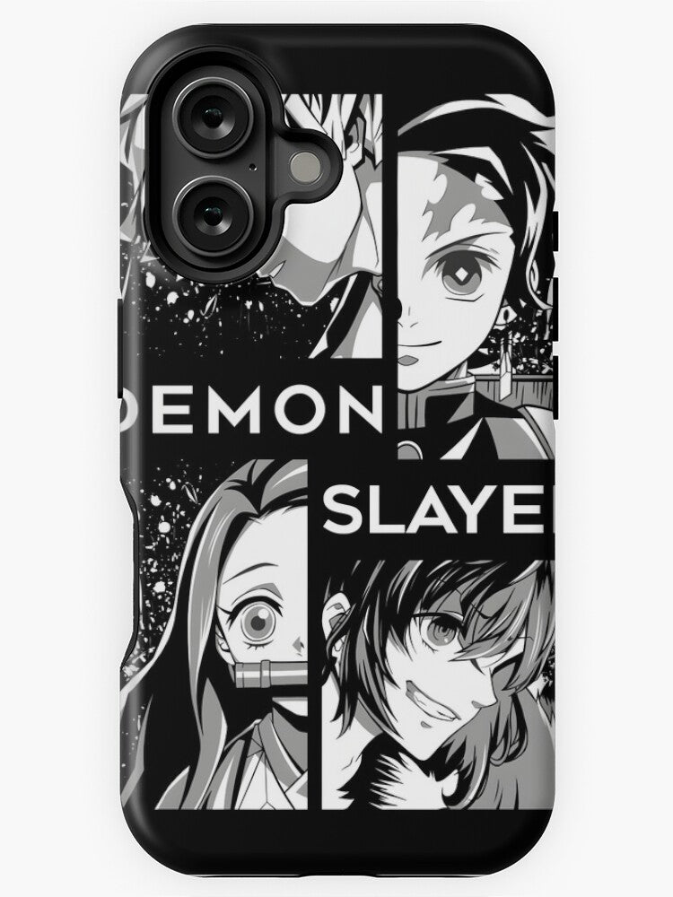 Morukai "Neon Wind" Demon Slayer iPhone 11-16 Tough Case