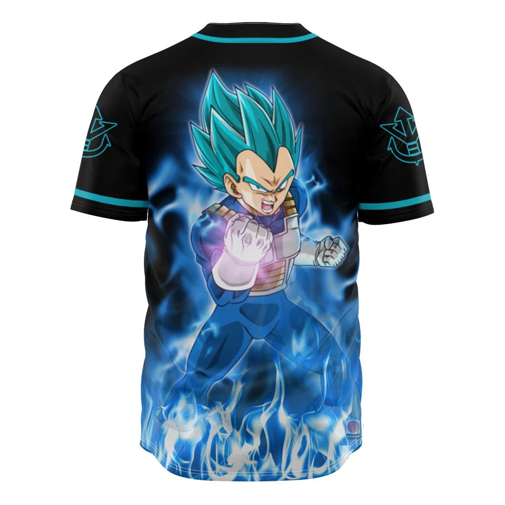 Morukai "3D Anime Vegeta Blue Custom Fandom - Dragon Ball Baseball Tee
