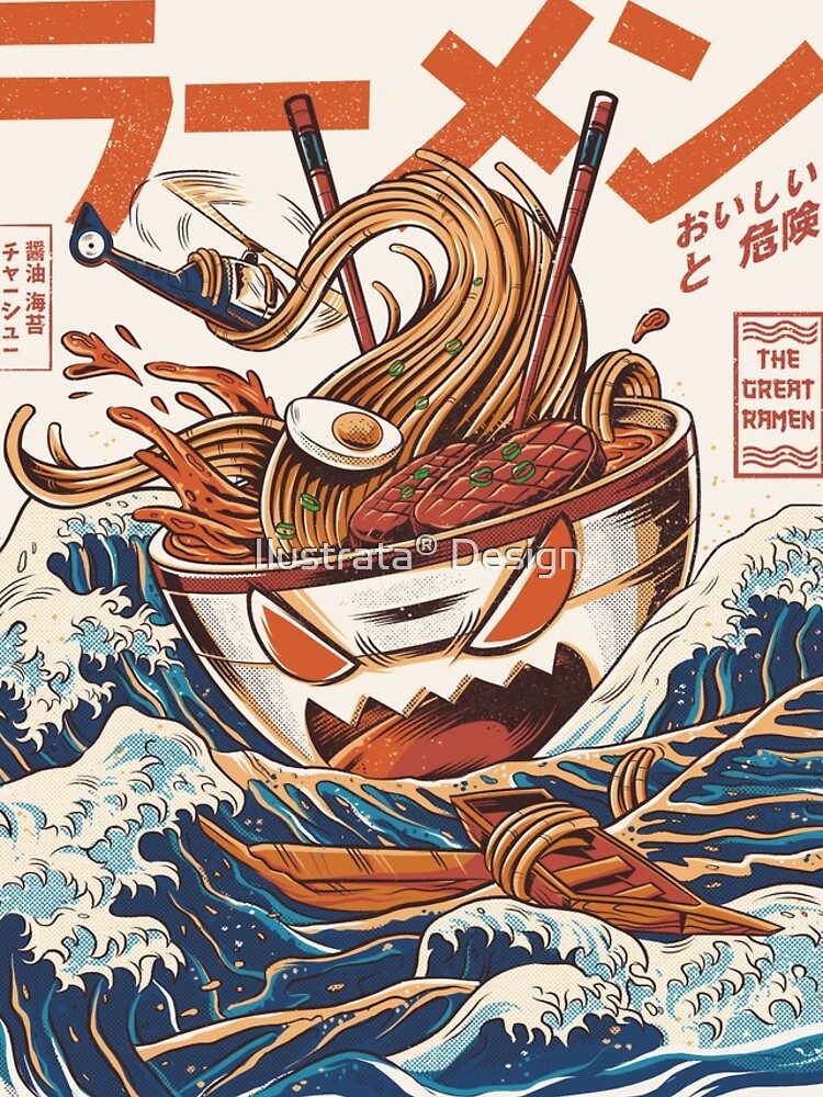 Morukai "The Great Ramen off Kanagawa" iPhone (11-16) Phone Case
