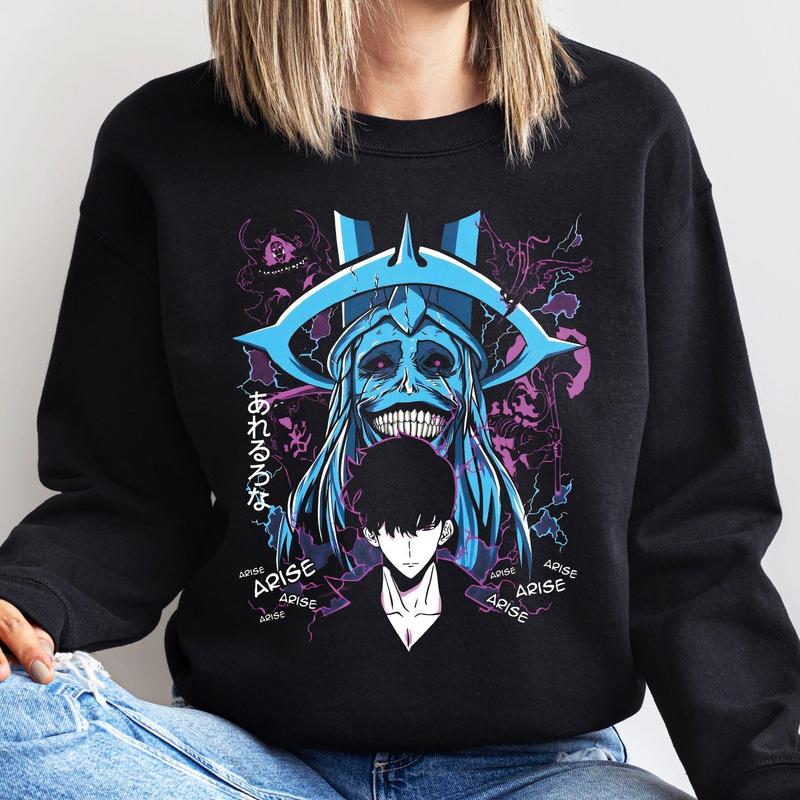 Morukai "Sung Jin Woo Arise!!!" Solo Leveling Unisex Sweatshirt