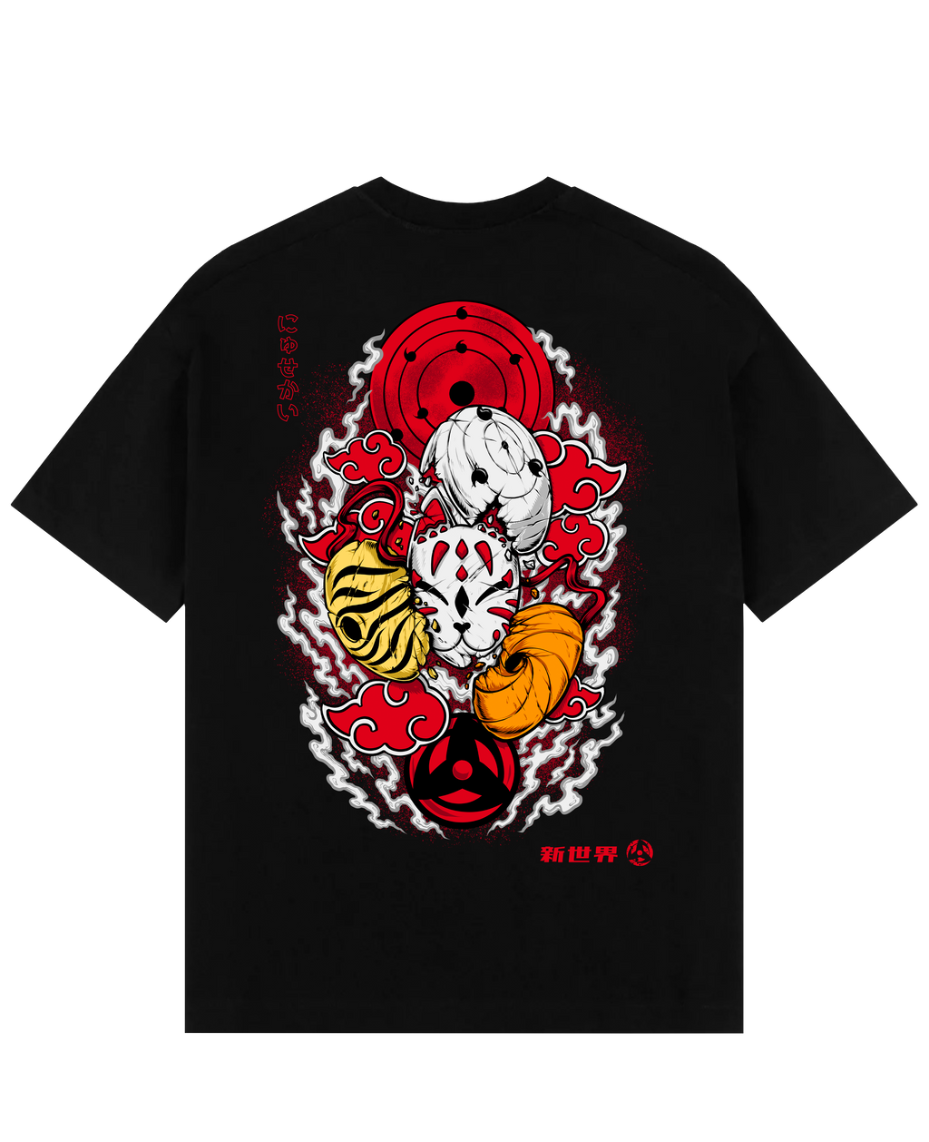Morukai "Obito Uchiha Masks" Naruto Unisex T-Shirt