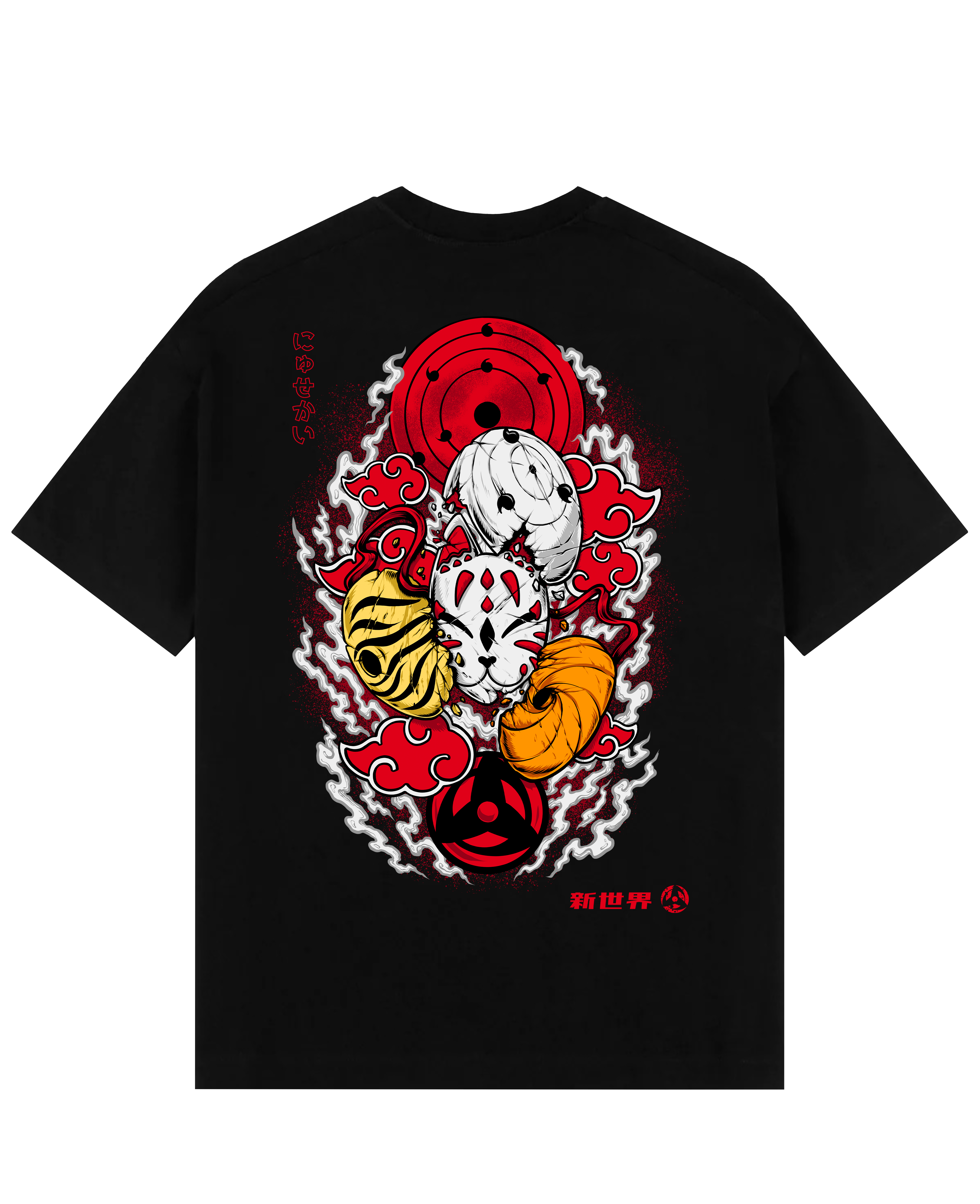 Morukai "Obito Uchiha Masks" Naruto Unisex T-Shirt
