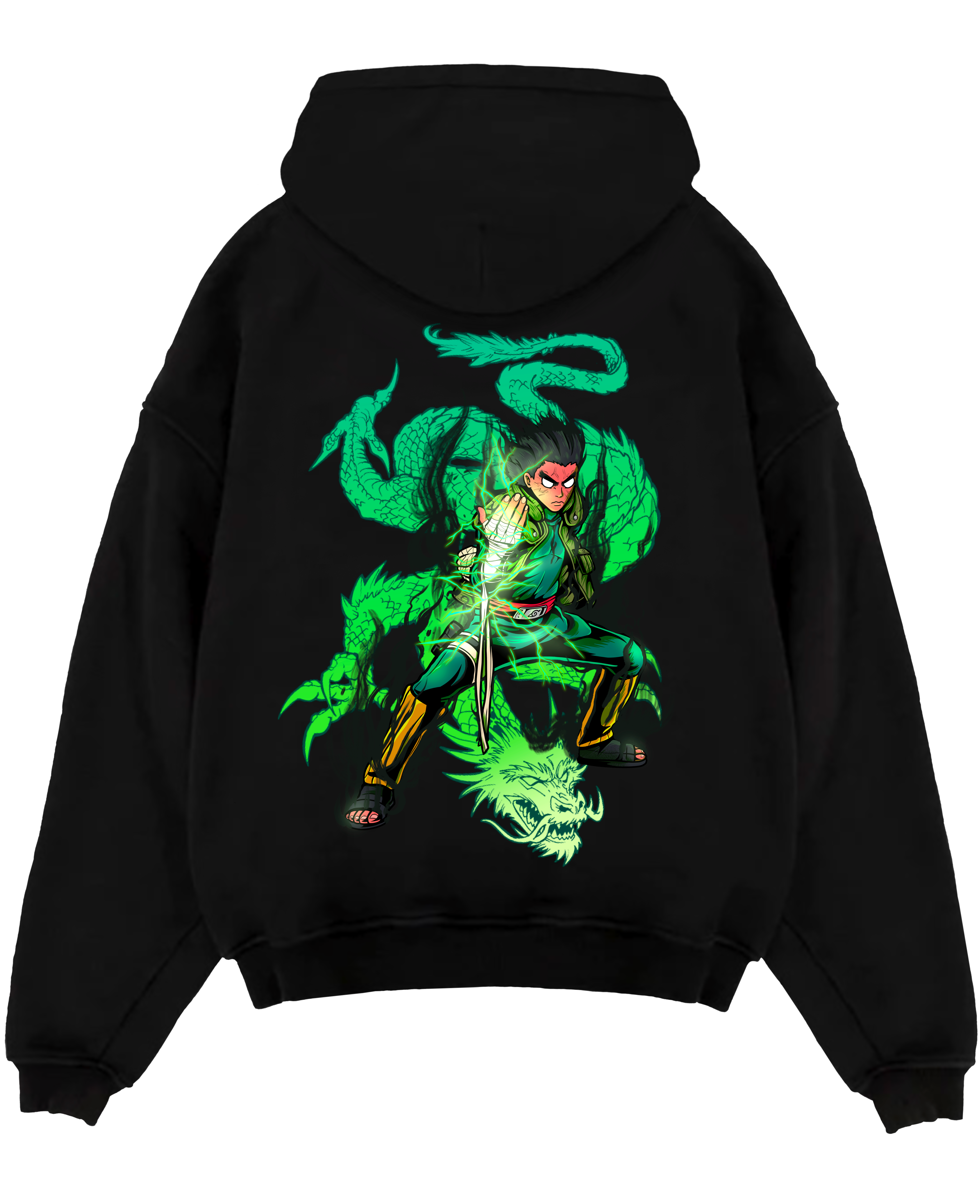Morukai "Rock Lee x Dragon" Naruto Unisex Hoodie