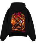 Morukai "Rengoku x Flaming Tiger" Demon Slayer: Kimetsu no Yaiba Unisex Hoodie
