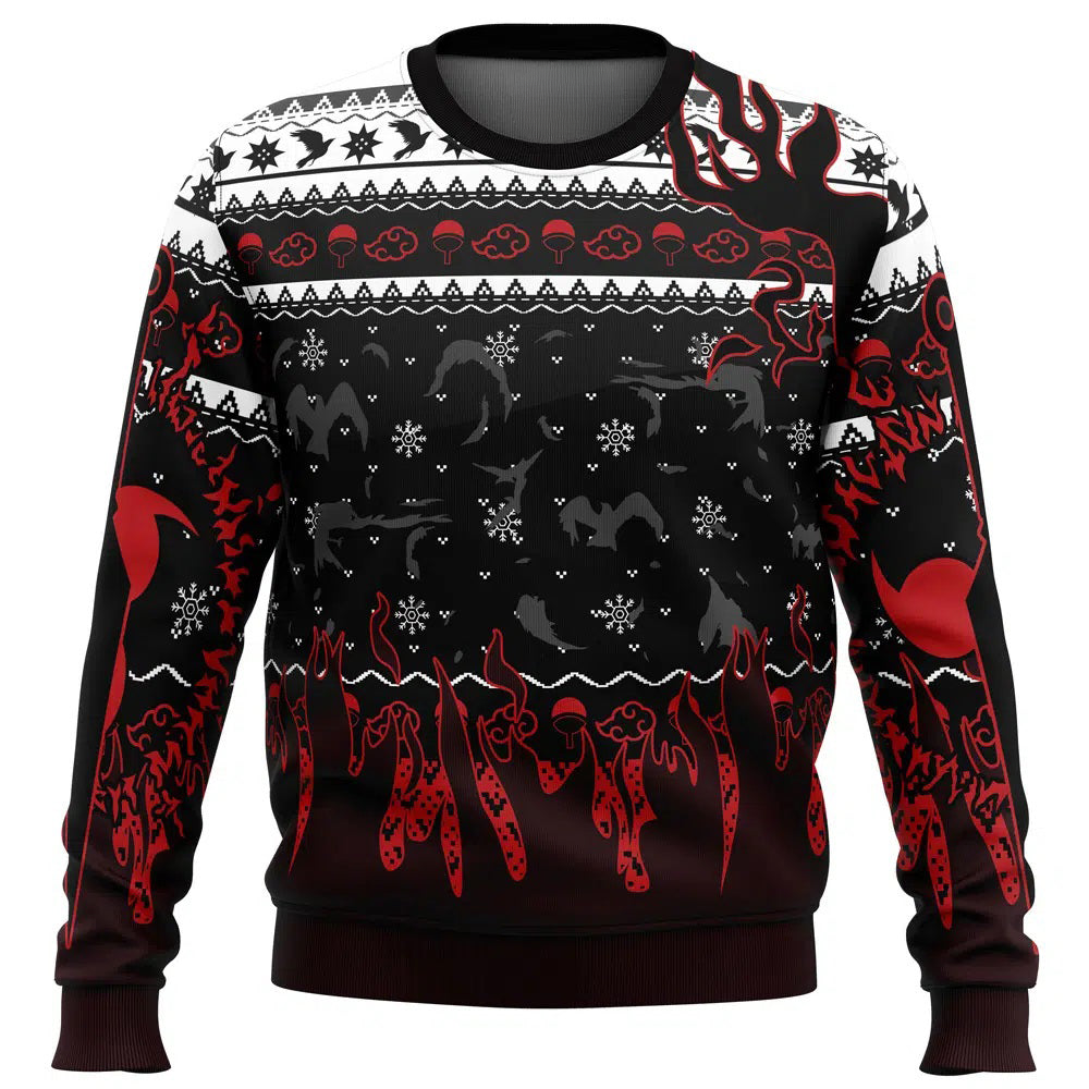 Morukai "Uchiha Emblem Naruto Christmas Sweater