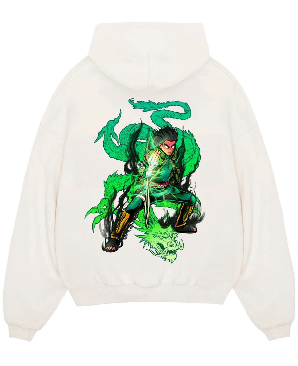 Morukai "Rock Lee x Dragon" Naruto Unisex Hoodie