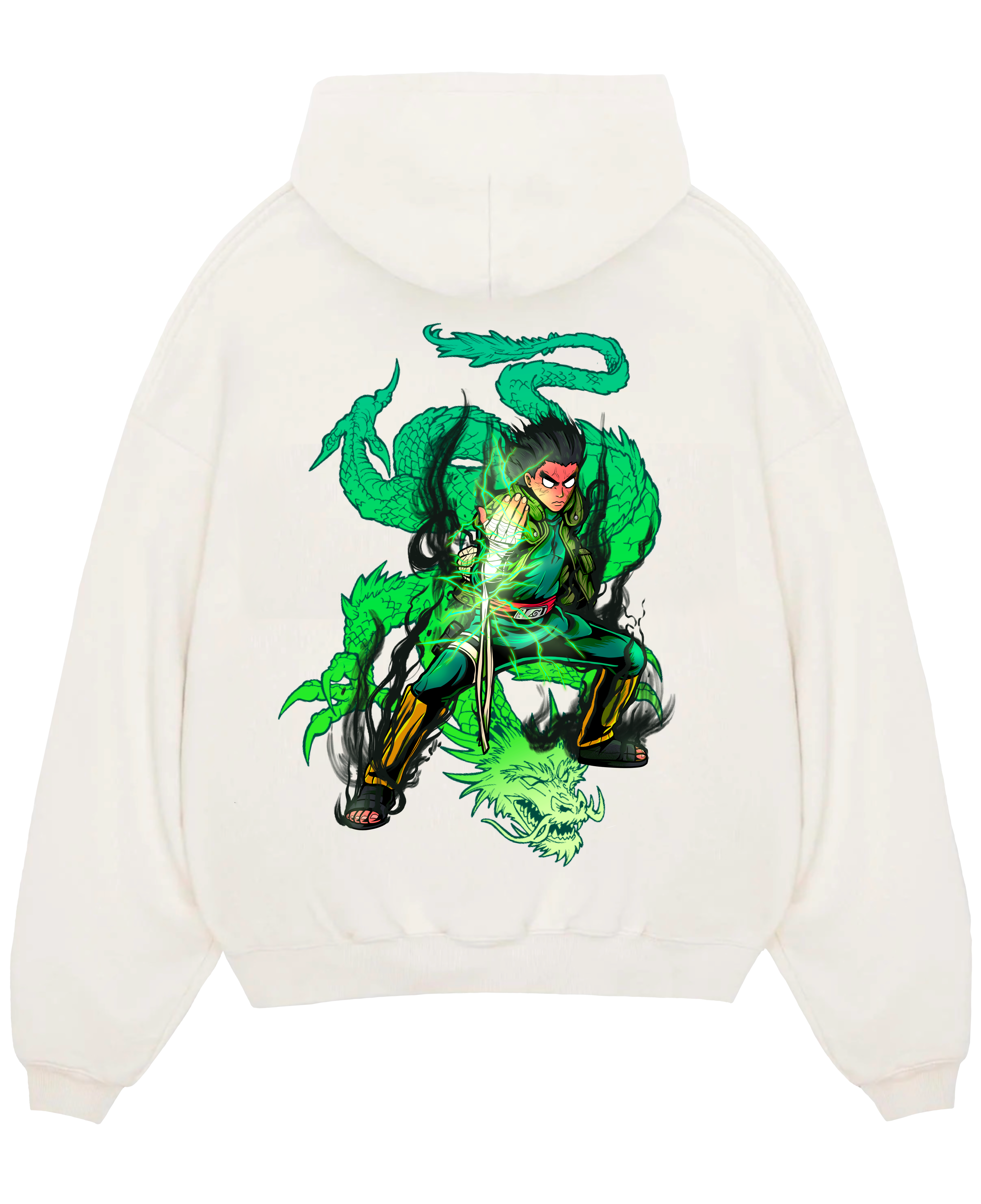 Morukai "Rock Lee x Dragon" Naruto Unisex Hoodie
