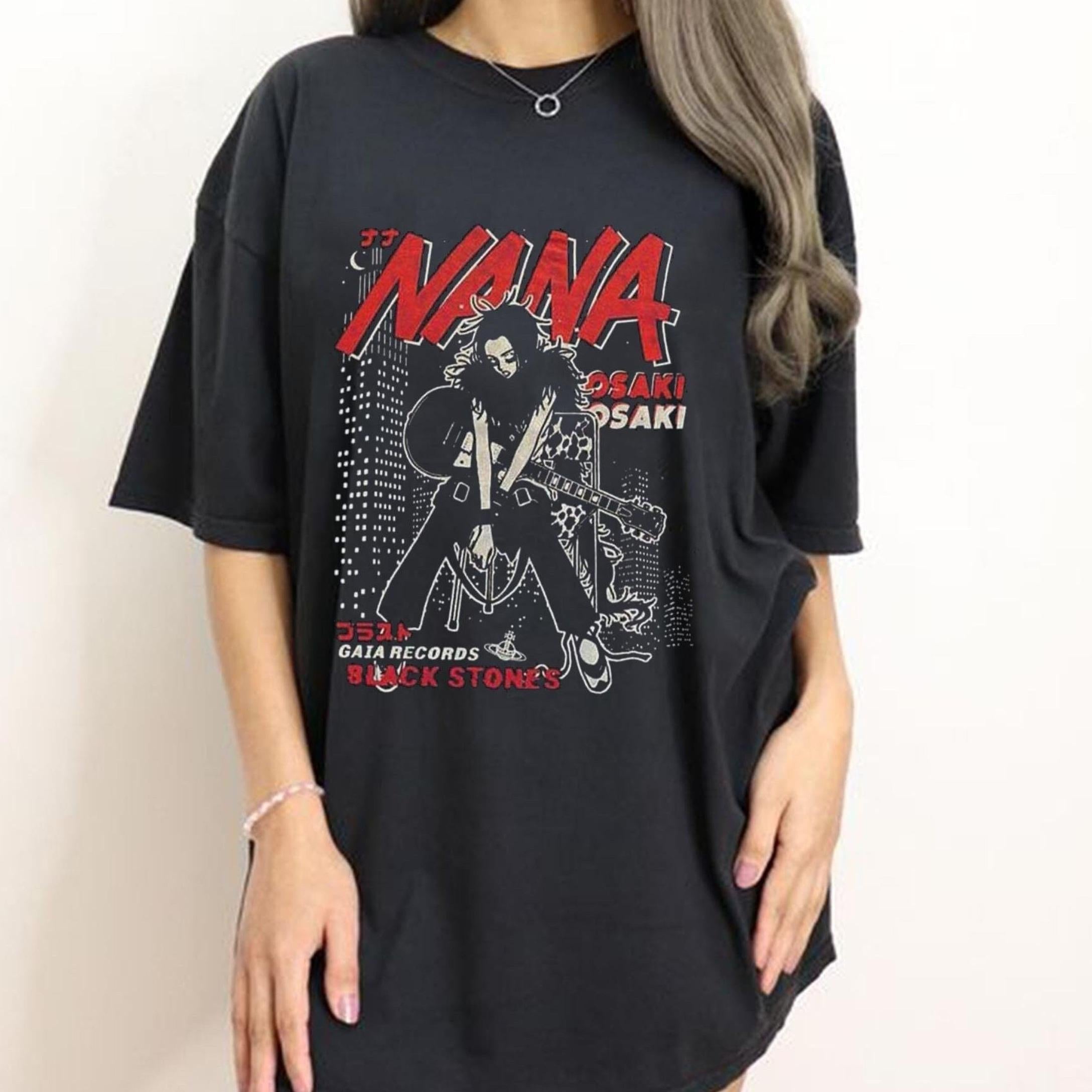 Morukai "Nana Osaki Gaia Records Black Stones Nana Unisex T-Shirt