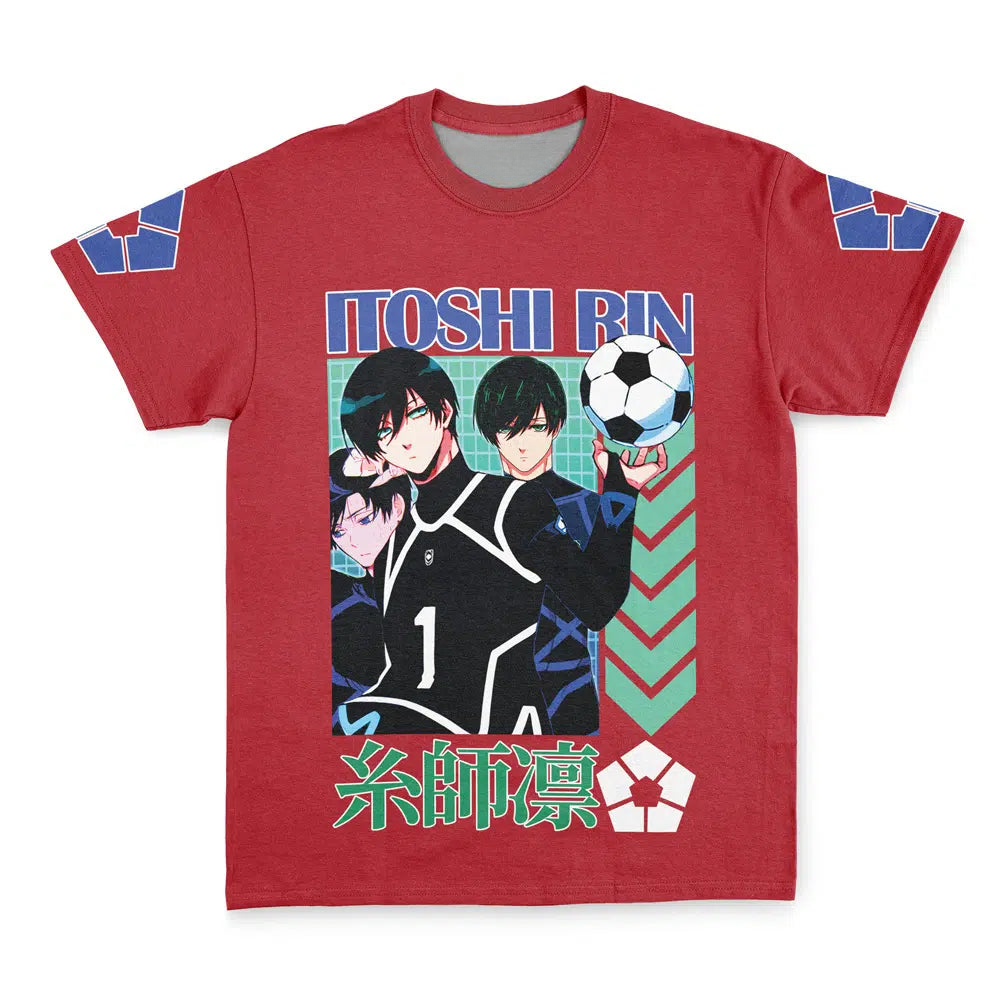 Morukai "Rin Itoshi" Blue Lock Streetwear T-Shirt