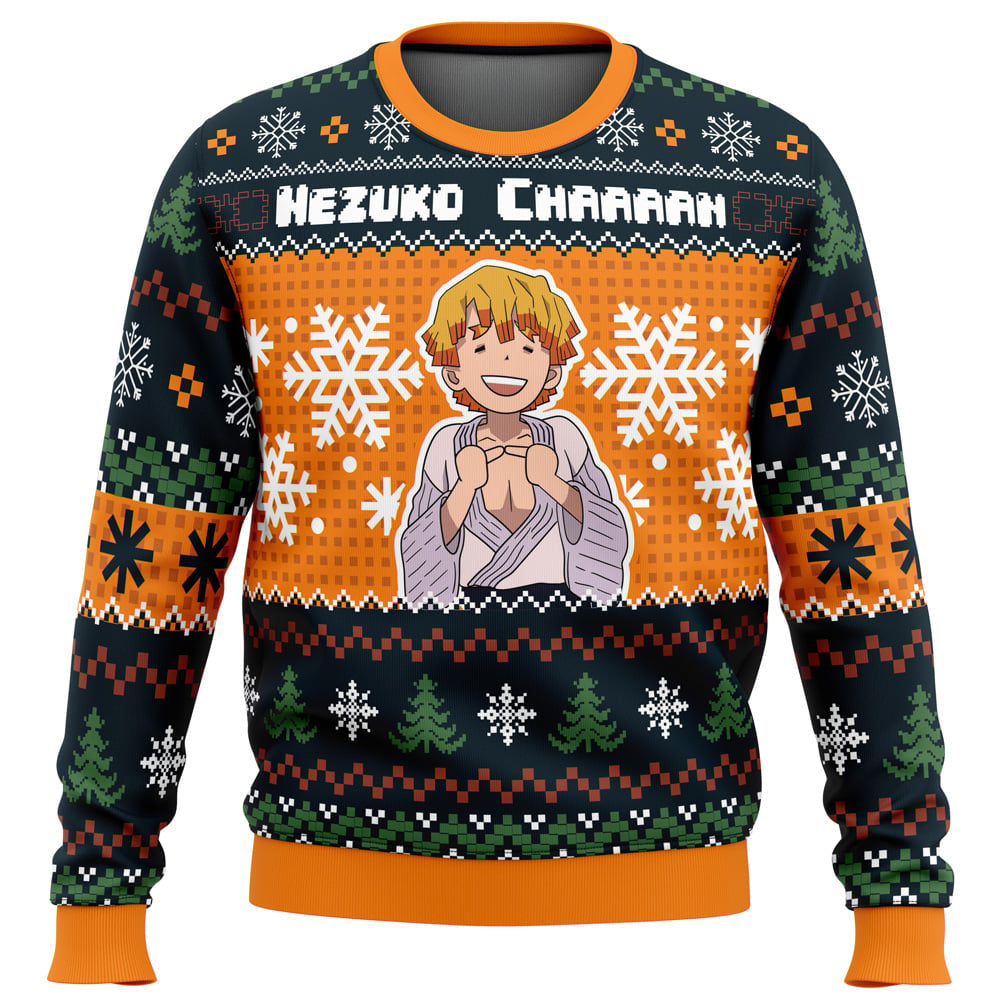 Morukai "Nezuko Chaaaan" Demon Slayer: Kimetsu no Yaiba Ugly Sweater