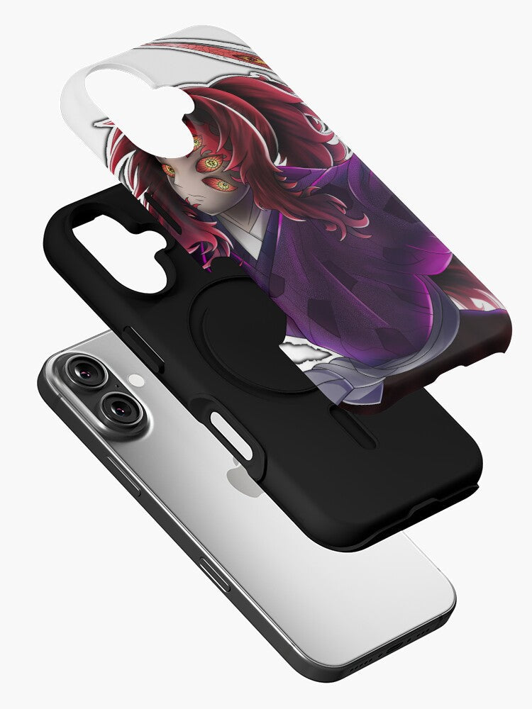 Morukai "Kokushibo Moon Samurai" Demon Slayer iPhone 11-16 Phone Case