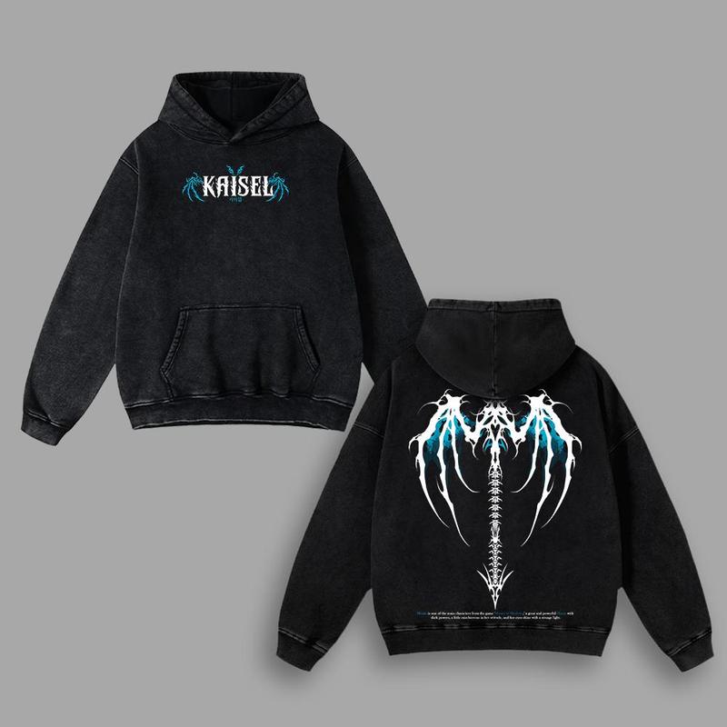 Morukai "Kaisel" Solo Leveling Vintage Oversized Hoodie