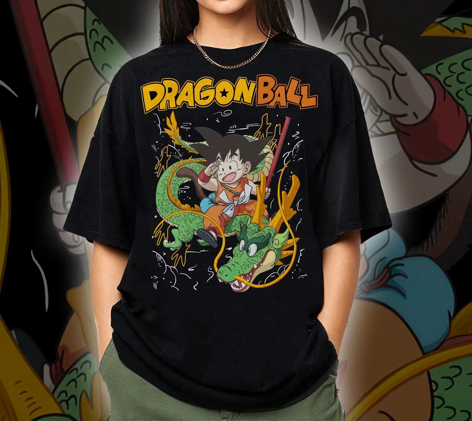 Morukai "Son Goku & Shenron" Dragon Ball Unisex T-Shirt