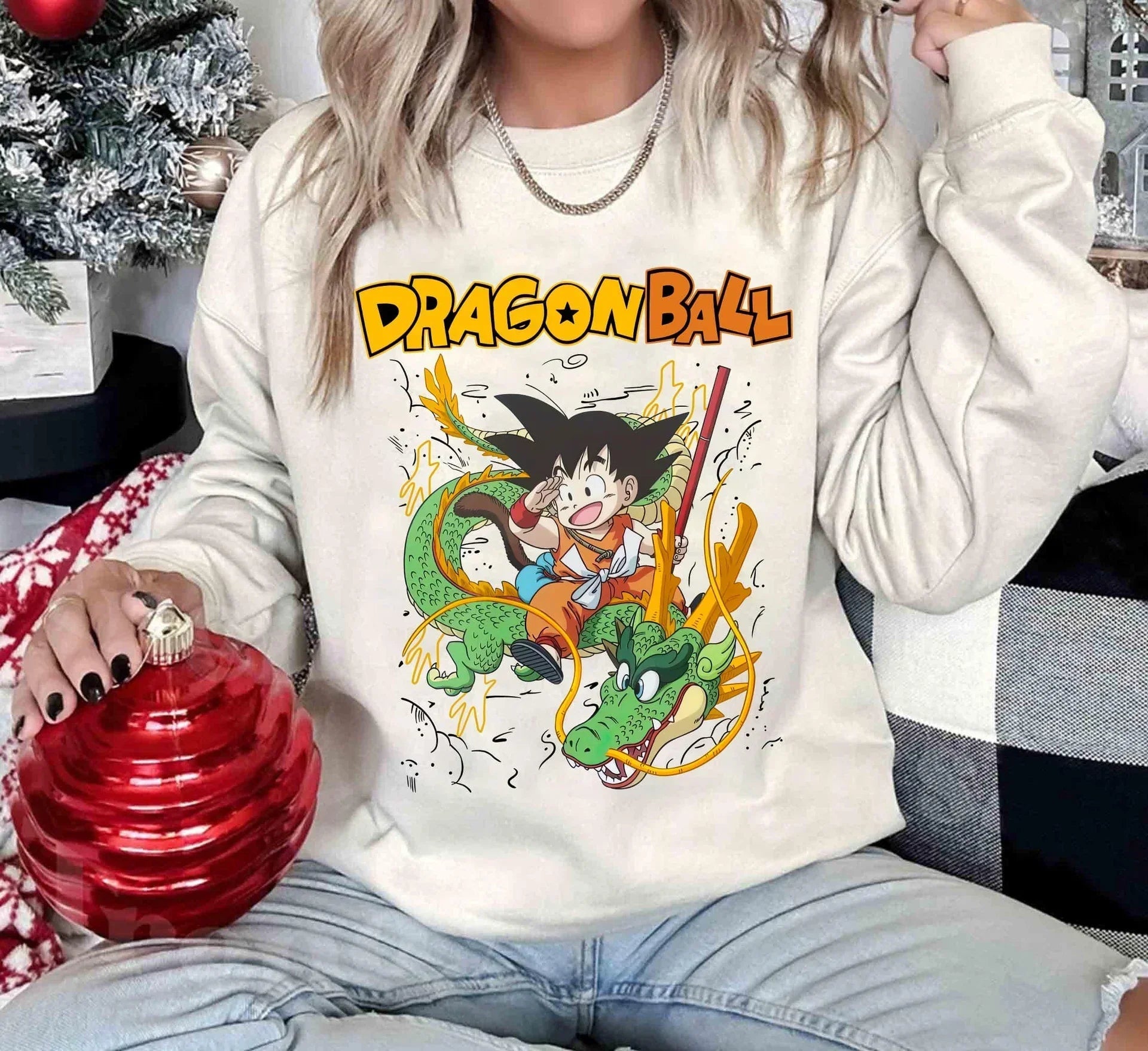 Morukai "Son Goku & Shenron" Dragon Ball Unisex Sweatshirt