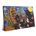 Morukai "Akatsuki Gedo Statue Naruto Starry Night Canvas Print Wall Art