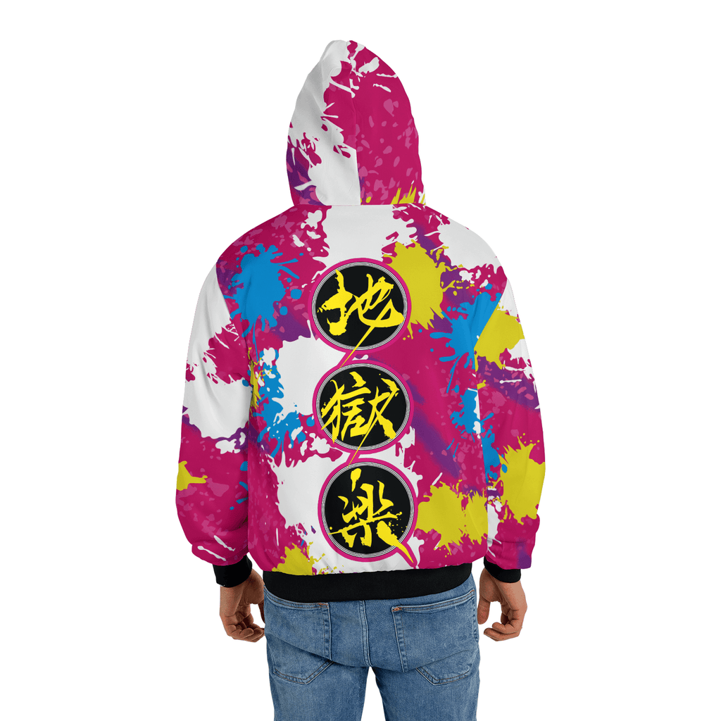 Morukai "Art Fantasma Hell Paradise Streetwear Zip Hoodie Jacket