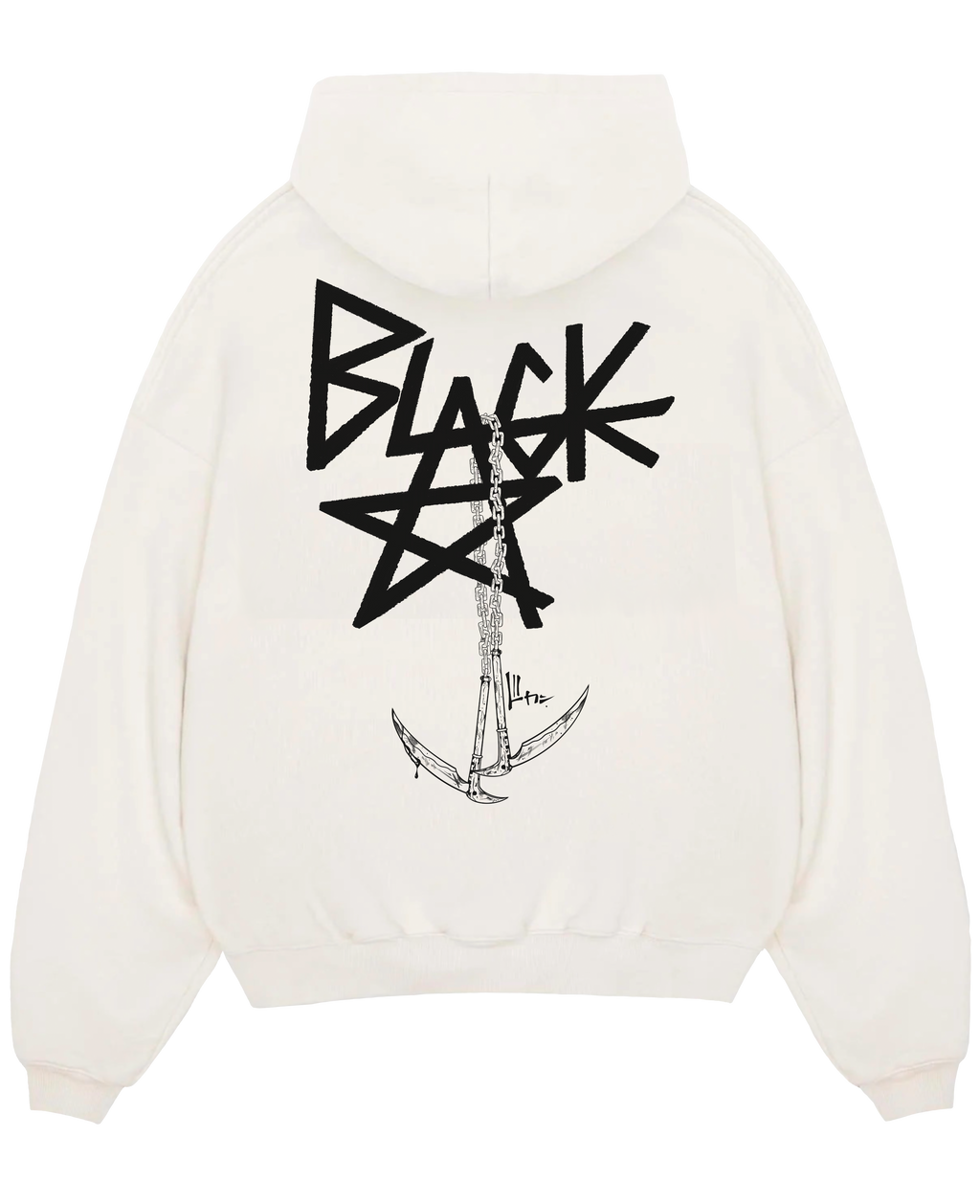 Morukai "Black☆Star Chain Scythe" Soul Eater Unisex Hoodie V1