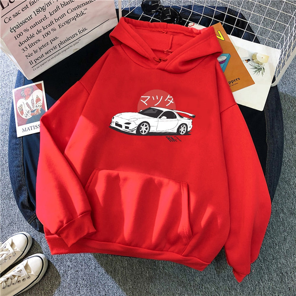 Morukai "Mazda RX7" Initial D Unisex Hoodie