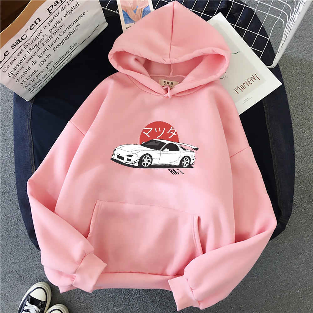 Morukai "Mazda RX7" Initial D Unisex Hoodie