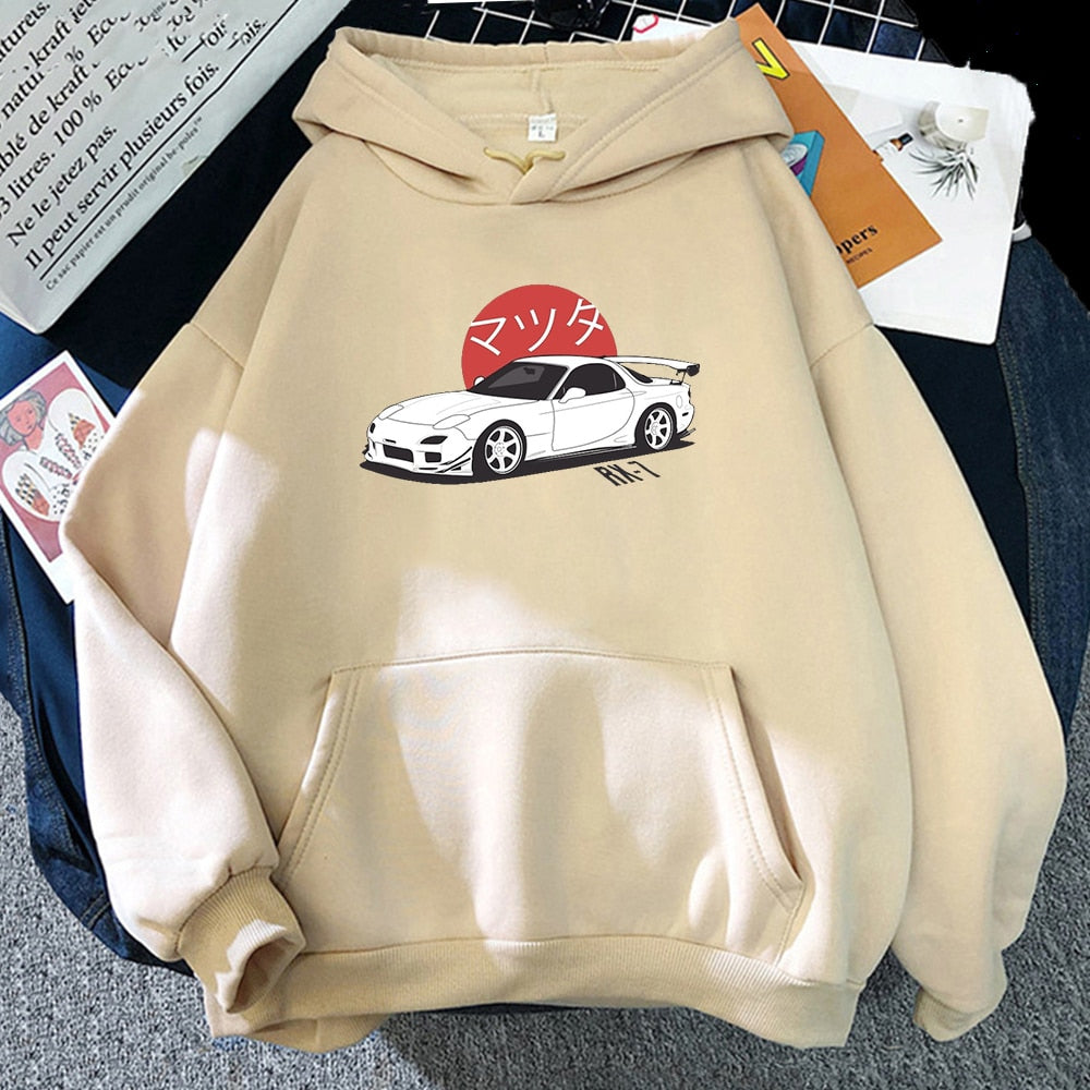 Morukai "Mazda RX7" Initial D Unisex Hoodie