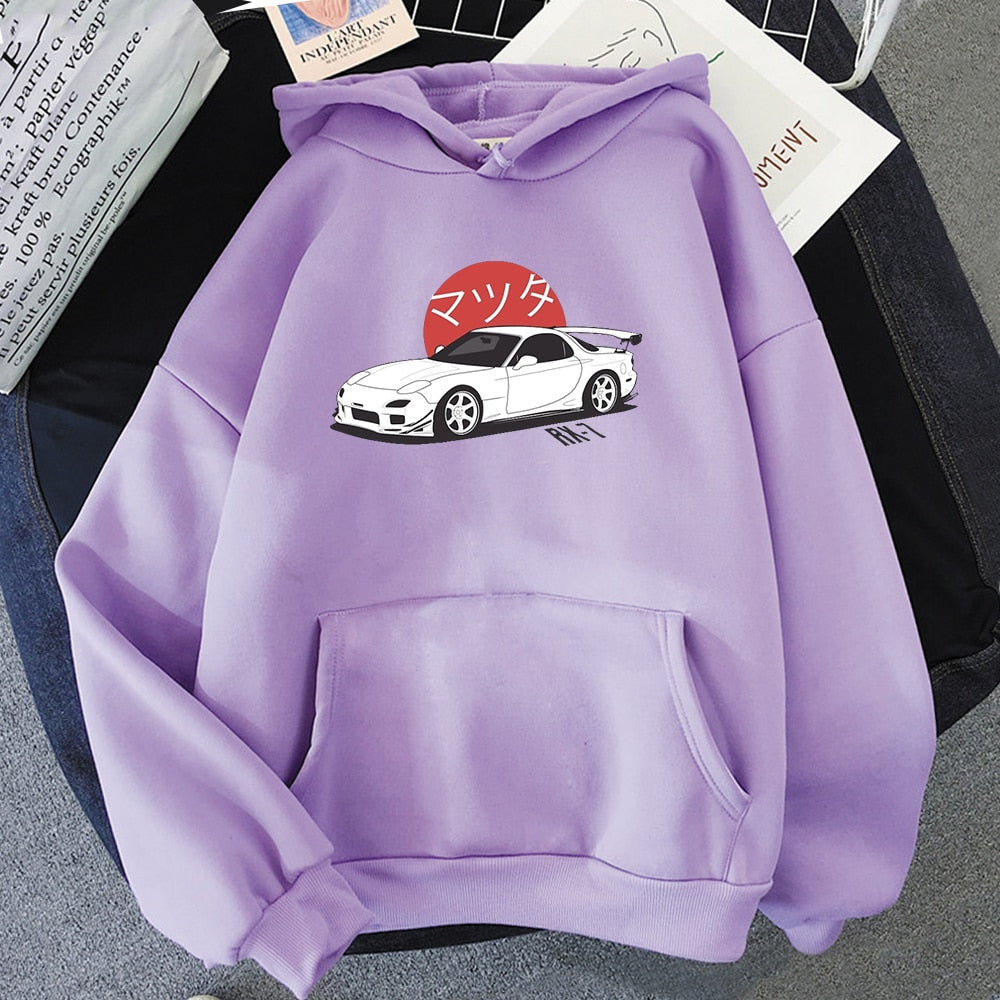 Morukai "Mazda RX7" Initial D Unisex Hoodie