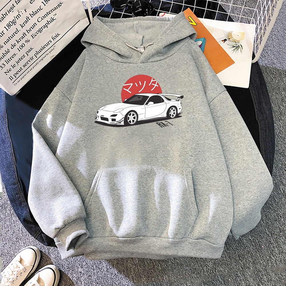Morukai "Mazda RX7" Initial D Unisex Hoodie