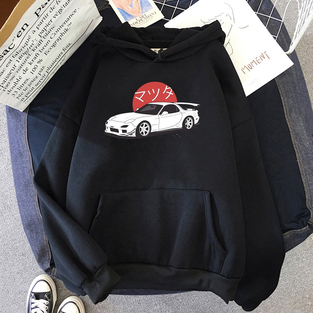 Morukai "Mazda RX7" Initial D Unisex Hoodie