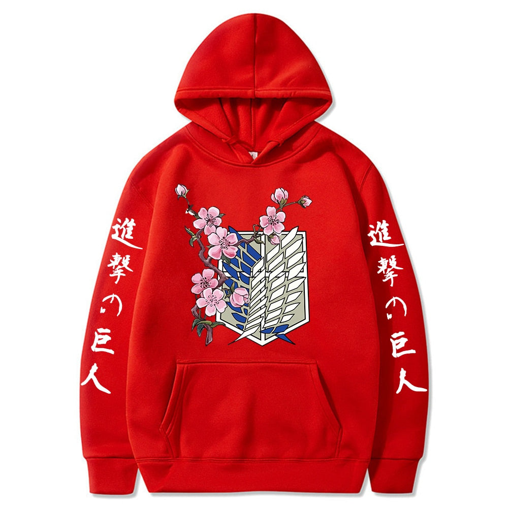 Morukai "Scouting Legion Floral" Attack on Titan Unisex Hoodie