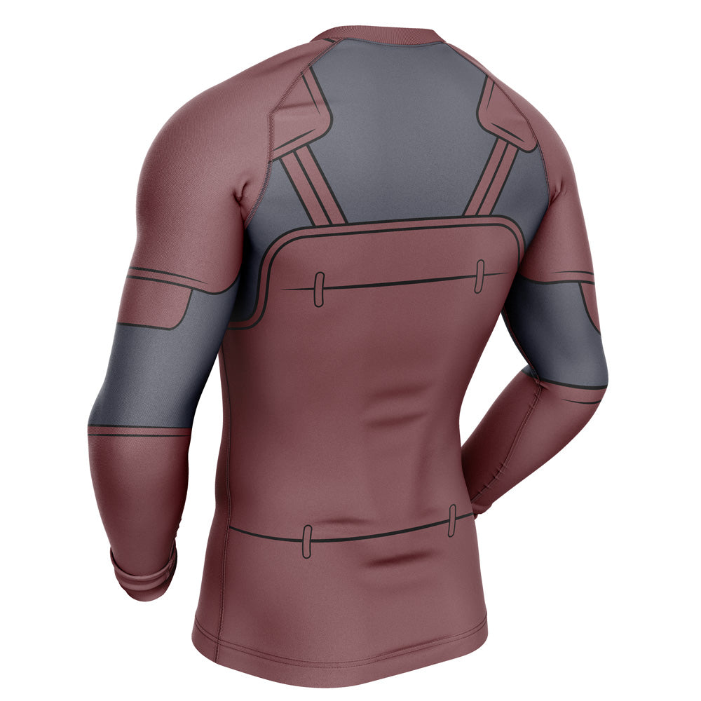 Morukai "Hashirama Senju Naruto Long Sleeve Rash Guard Compression