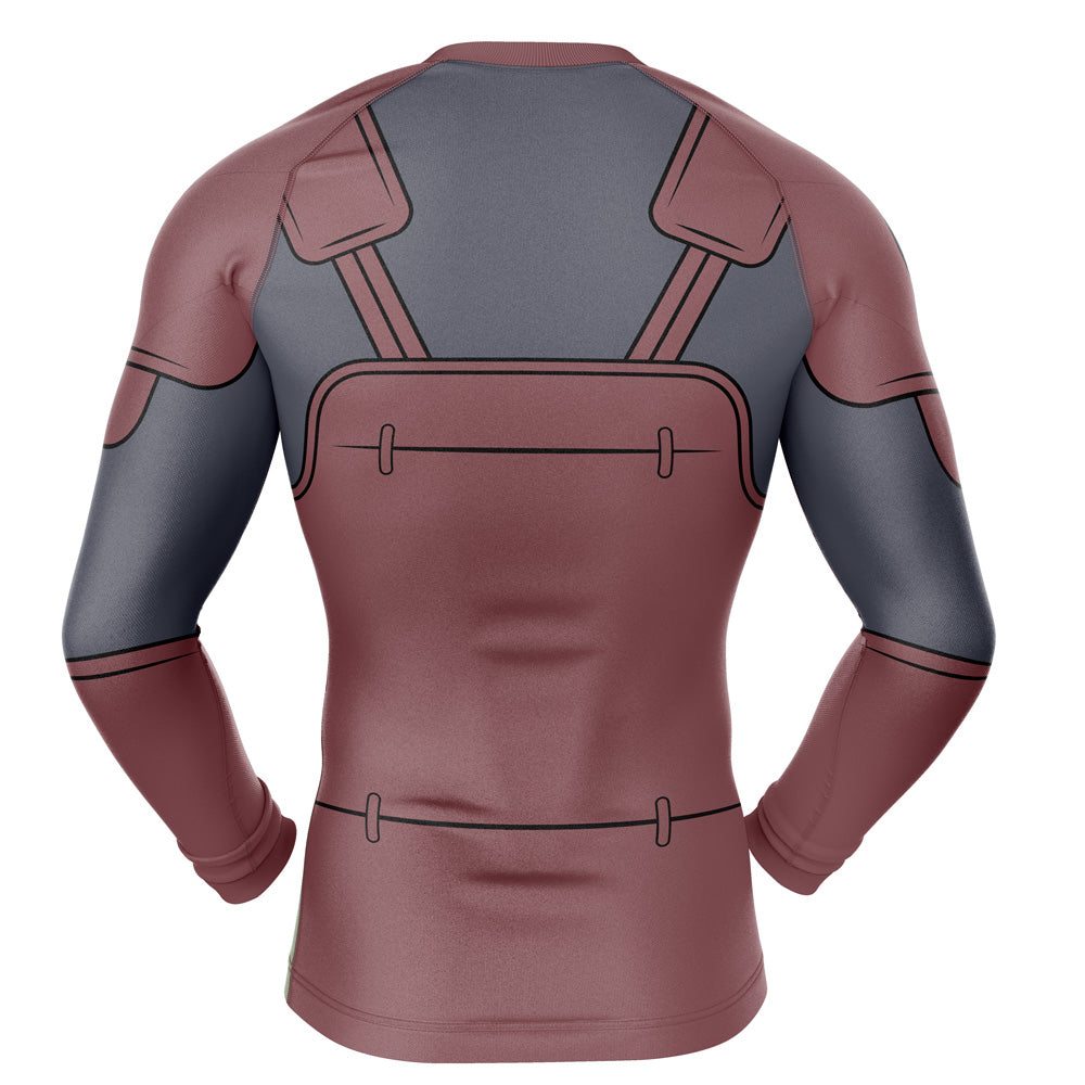 Morukai "Hashirama Senju Naruto Long Sleeve Rash Guard Compression