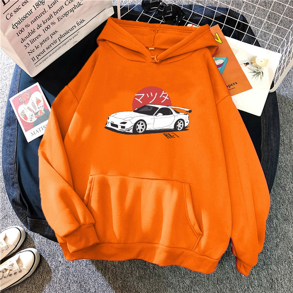 Morukai "Mazda RX7" Initial D Unisex Hoodie