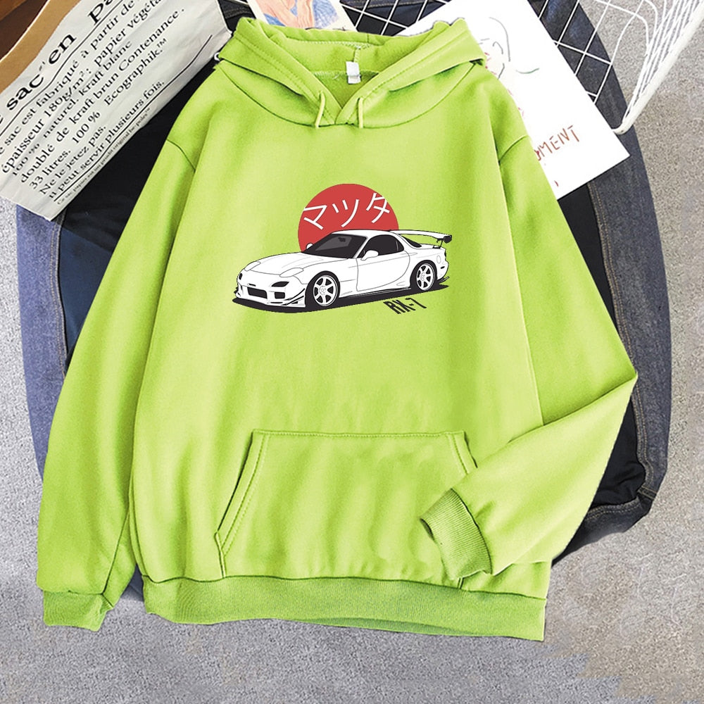 Morukai "Mazda RX7" Initial D Unisex Hoodie
