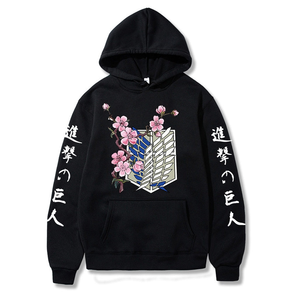 Morukai "Scouting Legion Floral" Attack on Titan Unisex Hoodie