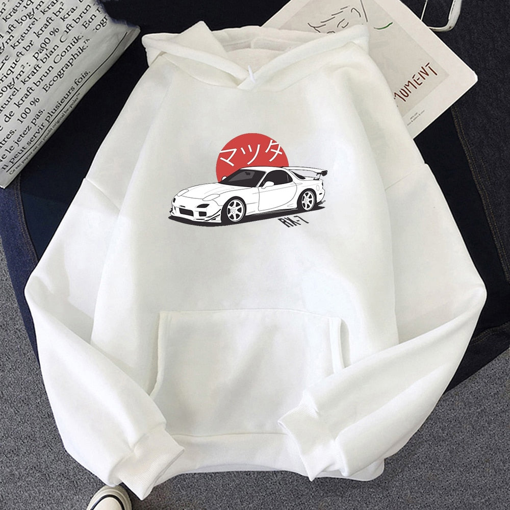 Morukai "Mazda RX7" Initial D Unisex Hoodie