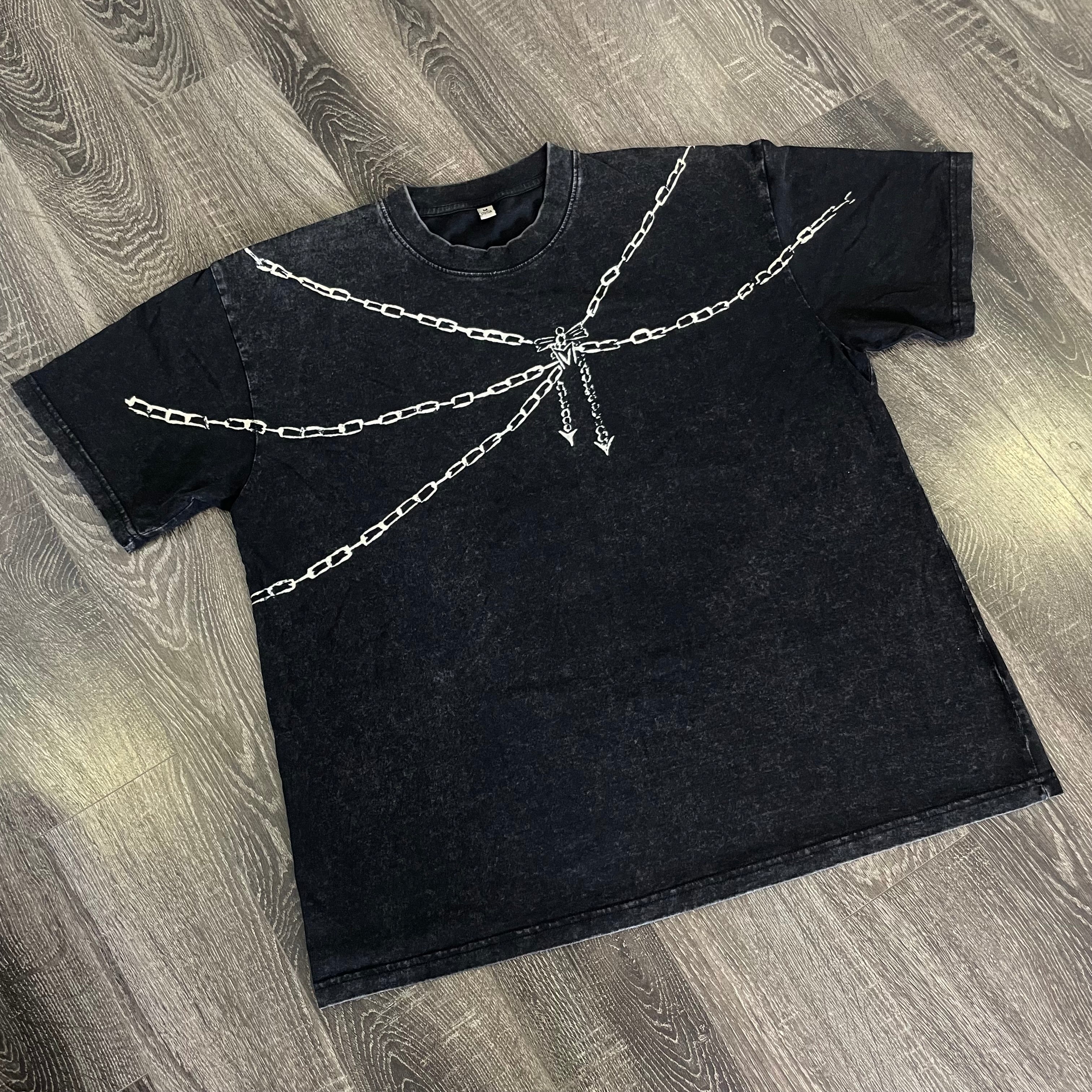 Morukai "Leader of the Phantom Troupe" Hunter x Hunter Vintage Washed Oversized T-Shirt