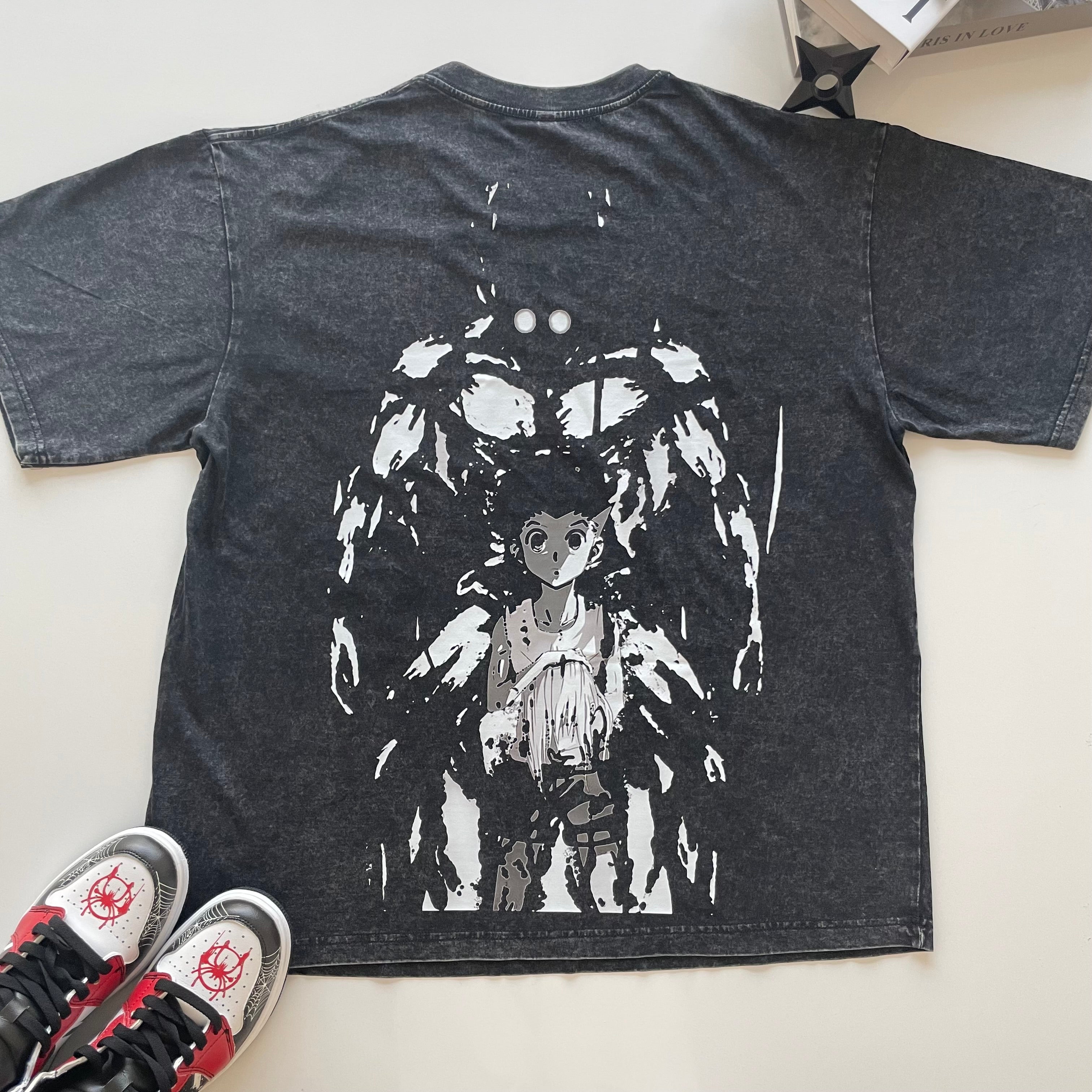 Morukai "Gon Freecs Final Form" Hunter x Hunter Vintage Washed Oversized T-Shirt